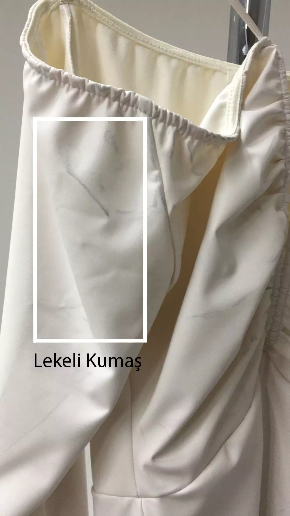 White leather long sleeve mini dress