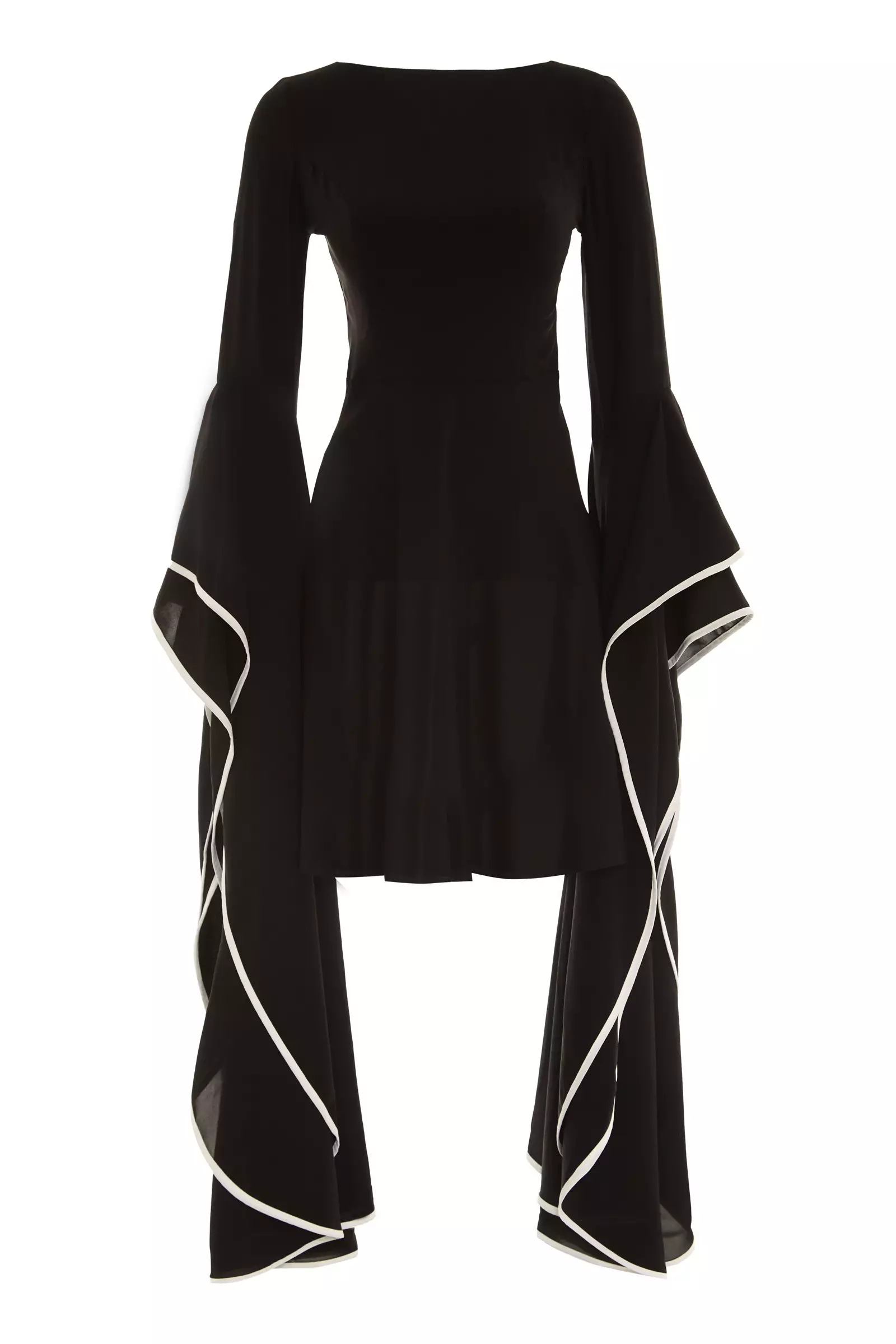 Black felisha long sleeve mini dress