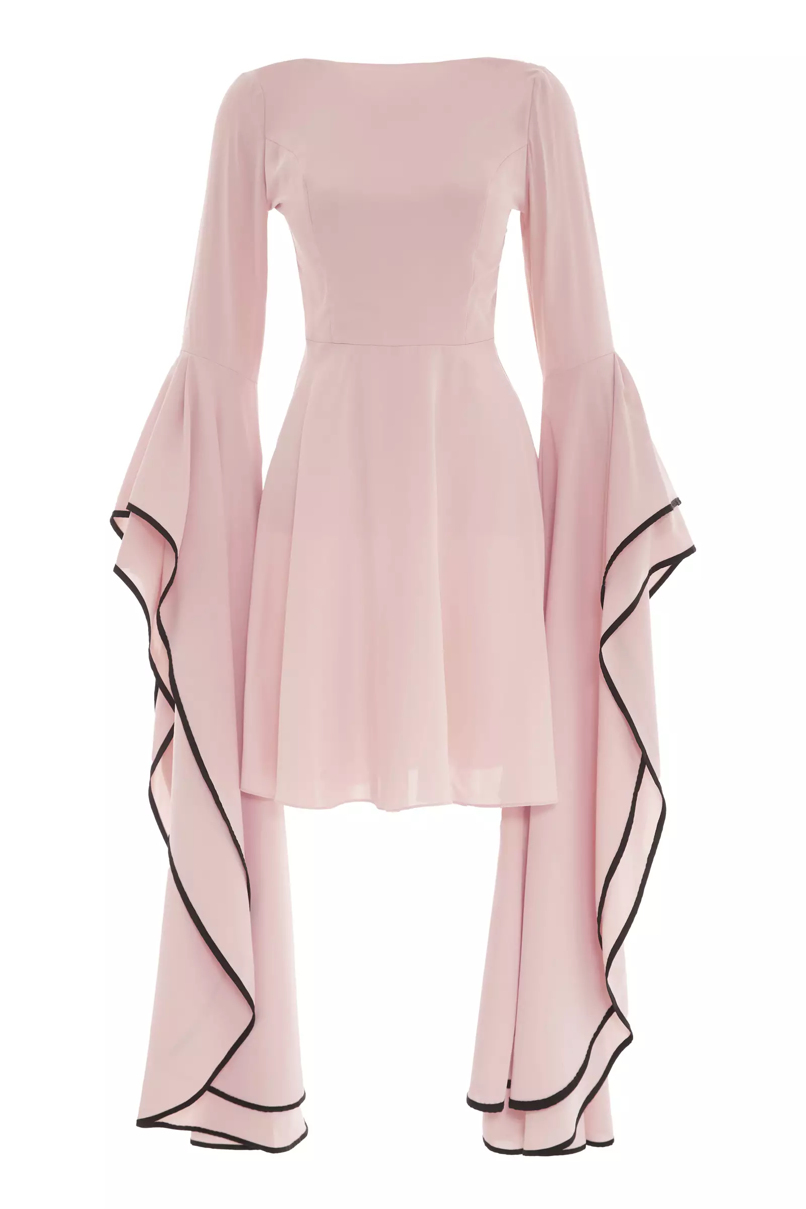 Pink felisha long sleeve mini dress