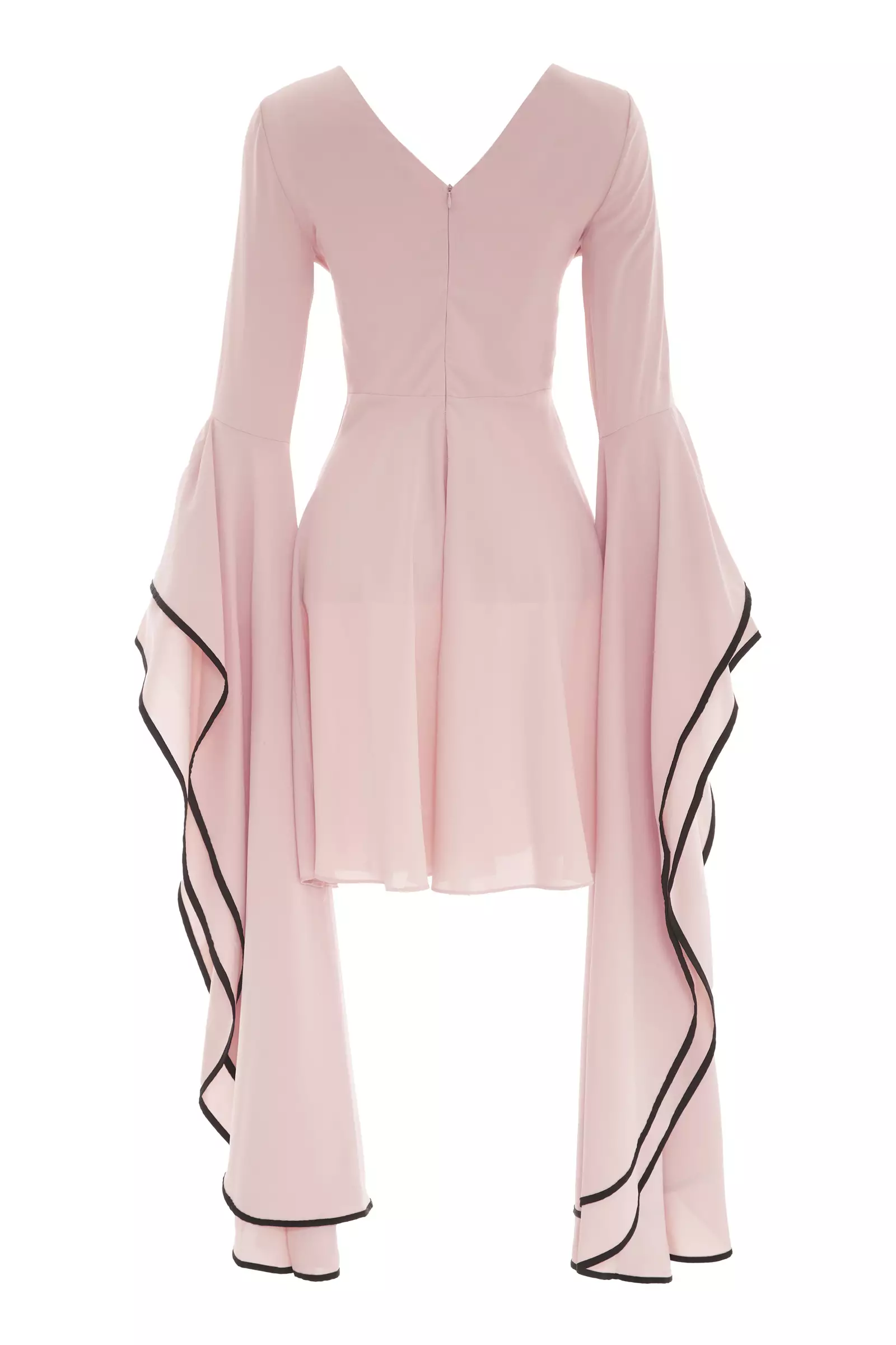 Pink felisha long sleeve mini dress
