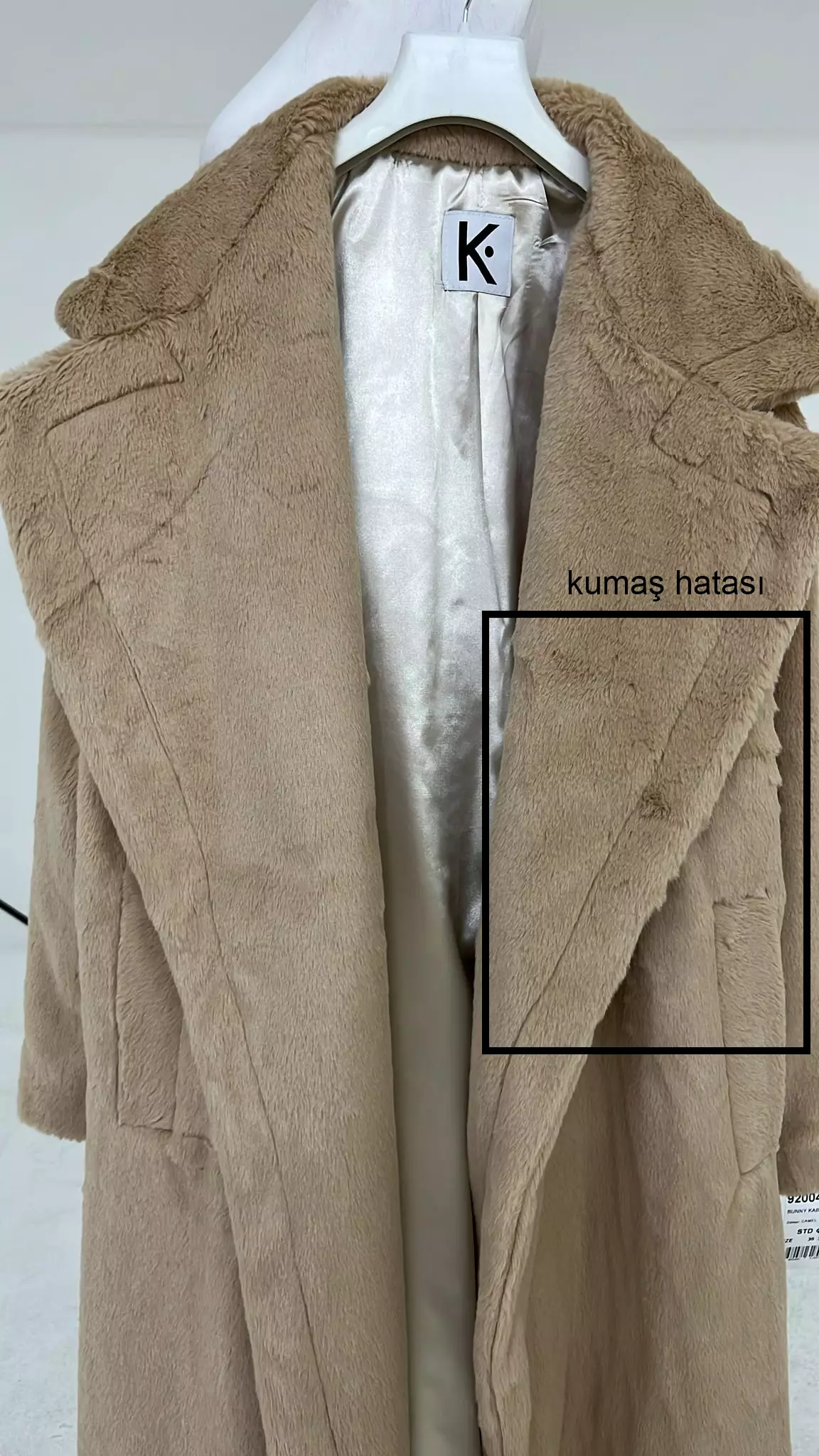Brown bunny long sleeve maxi coat